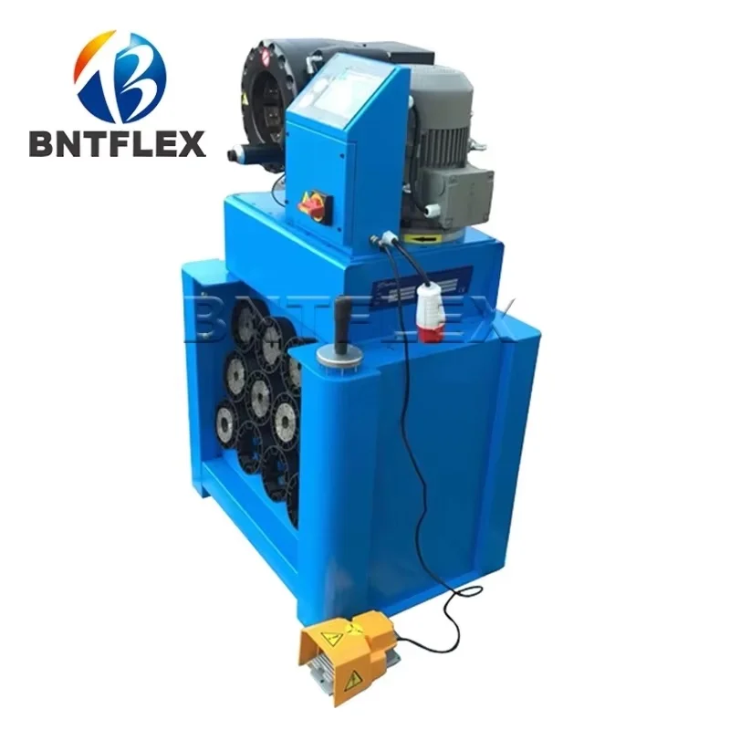BNTFLEX P32 Hydraulic Hose Fitting Crimping Machine Quick Change Tool and Dies Base Rubber Product Making Machinery