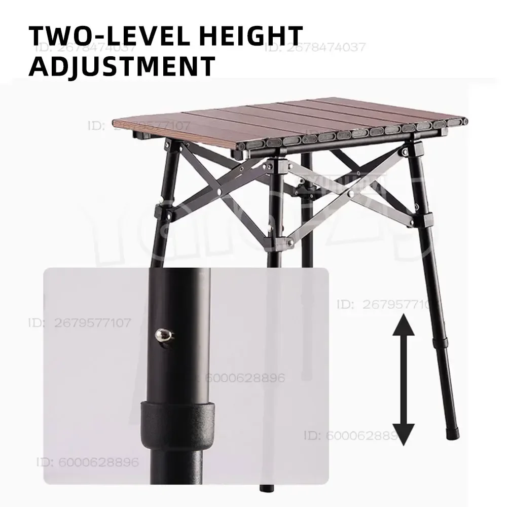 Folding Camping Table, Multi-Use Picnic & Beach Side Table, Lightweight Portable Outdoor Desk