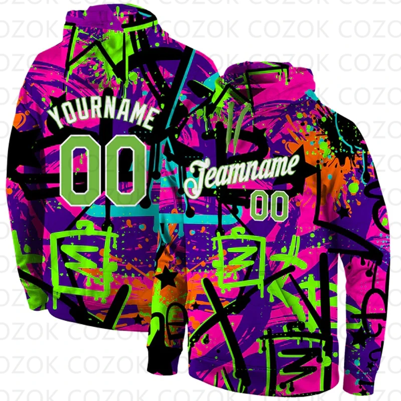 Customized Hoodie Sebo Colorful pattern Jersey 3D Printed  Unisex Pullovers Hoodie Casual Sweatshirts