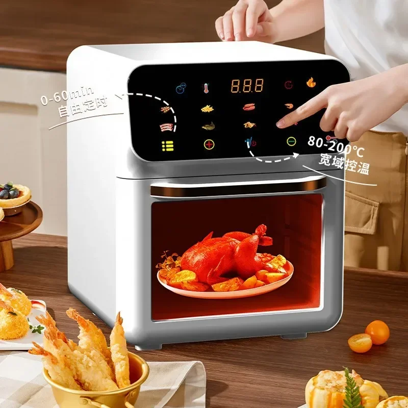 New Electric Oven Home Air Fryer Smart Kitchen Baking Steaming Chips Barbecue All-in-One Machine Multi-Function