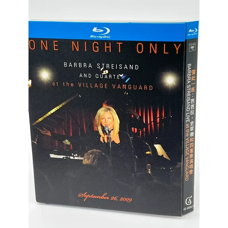One Night Only Barbra Streisand and the Quartet Concert New Blu-ray Boxed Package