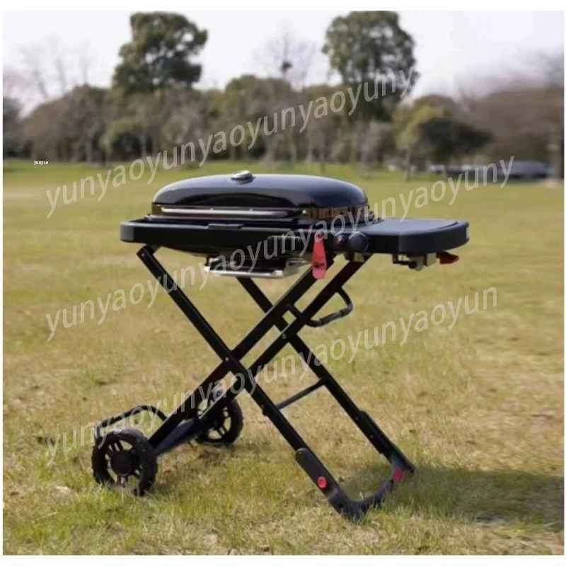 

Portable Foldable Outdoor Camping Grill Patio Barbecue Cooking Stove Easy Carry Picnic Cooker
