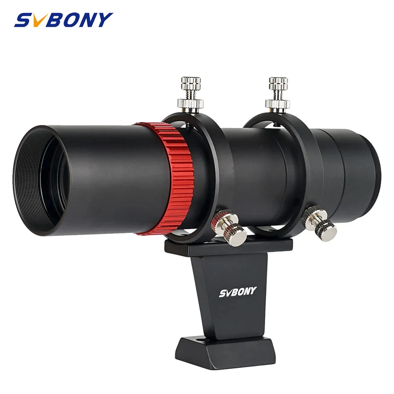 Svbony SV165 Finder Scope for Telescope 40mm Mini Portable Guide Scope F4 160mm Multi-Coated with Built in Helical Focuser