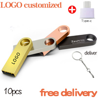 ZSUIT USB Stick Pen Drive Suspension Drive Usb Flash 32GB 64GB 128GB Memory Stick Metal Usb Flash Drive Laptop Usb U Disk 2.0