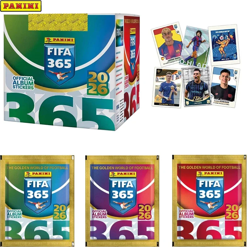 Official Panini 2026 Football Album with Autograph Full Set Limited Edition Signed Sticker Card, Viral Gift for Soccer Collector