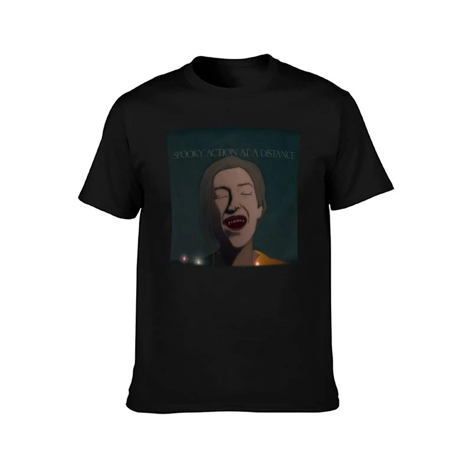 Spooky Action at a Distance T-Shirt Odor Resistant Short Sleeve Top T-Shirt
