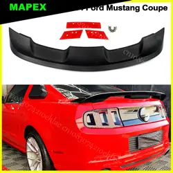 For 2010-2014 Ford Mustang GT500 Style Rear Trunk Wing Spoiler Lid Black