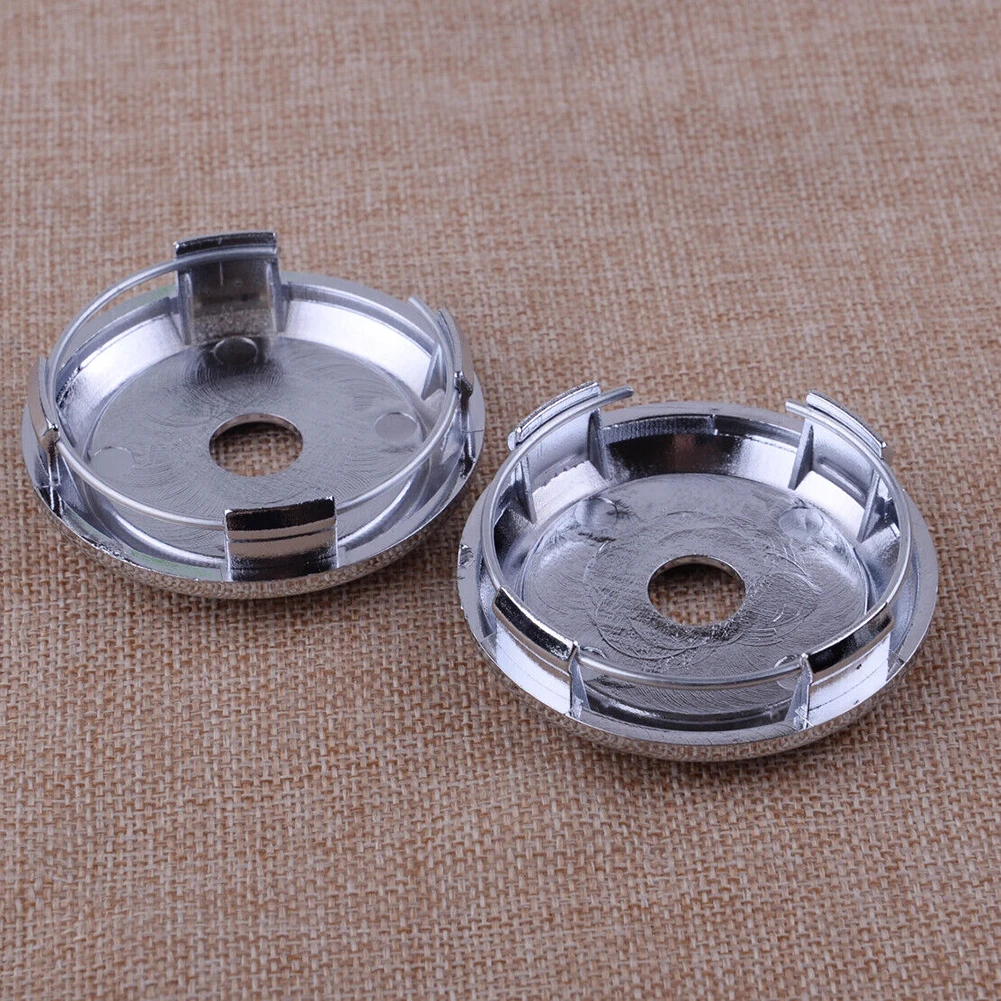 4pcs Car Wheel Center Cap 60mm ID 64mm OD Rim Cover Hot Sale Auto No Logo Silver Car Exterior Styling Part Accessories