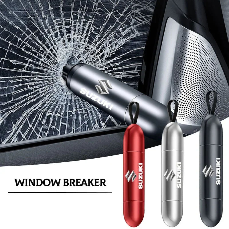 

Автомобильный молоток безопасности аварийный оконный выключатель станок для резки ремней безопасности для Suzuki Swift Sport Jimny Grand Vitara Alto SX4