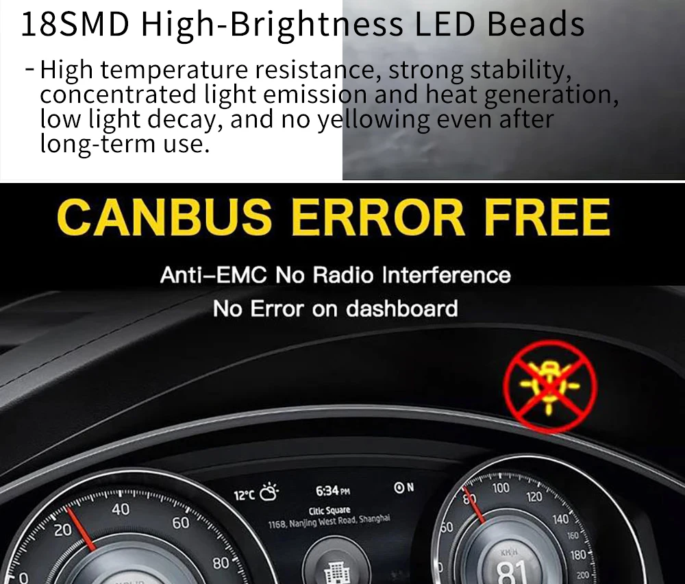 1 Stück Auto-LED-Kofferraumbeleuchtung, Heckklappenlampe 12V Weiß für Honda Civic 11. Generation 2022-2026 Civic Hybrid 2025 – Detail 6