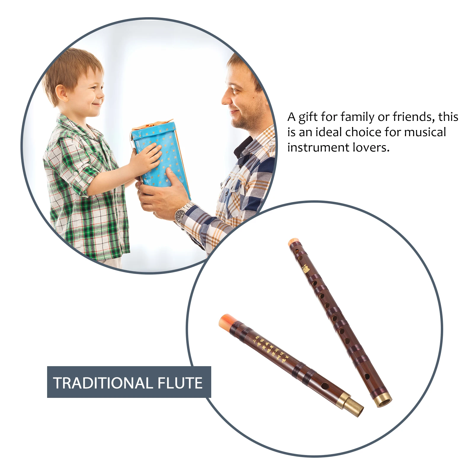 

Bamboo Flute Instrument Beginner Traditional Transverse Adults Portable Chinese Style Creative
