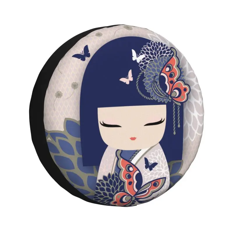 Изготовленный на заказ чехол на запасное колесо для куклы Кокеши для Jeep Honda 4x4, внедорожника, японское кимоно, гейши, защита для шин для девочек 14 дюймов, 15 дюймов, 16 дюймов, 17 дюймов Изготовленный на заказ чехол на запасное колесо для куклы Кокеши для Jeep Honda 4x4, внедорожника, японское кимоно, гейши, защита для шин для девочек 14 дюймов, 15 дюймов, 16 дюймов, 17 дюймов