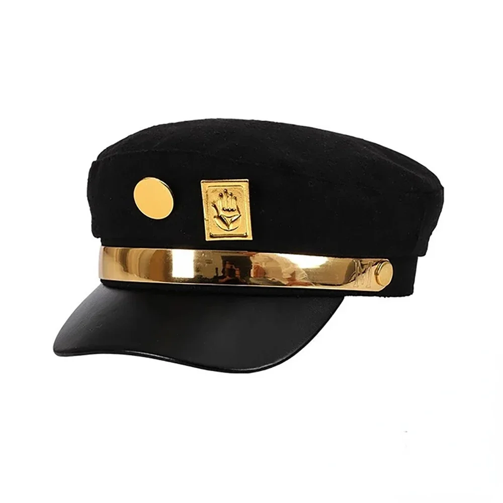 Anime JoJo's Bizarre Adventure Kujo Jotaro Dezelfde Hoed New Wave Verjaardagscadeau Feestjurk Cosplay Foto Props Metalen Zijhoed