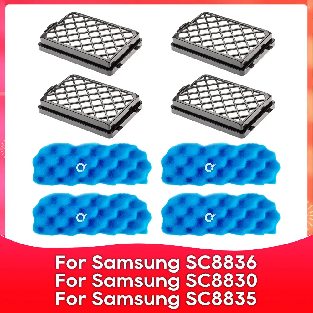 Compatible For Samsung SC8836 / SC8830 / SC8835 / SC8852 / SC8870 / SC8833 / SC885H / DJ97-01670B Filter Sets Accessories Part