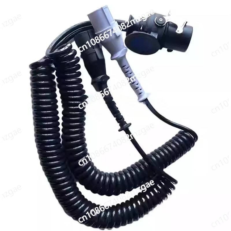 

Премиум-адаптер кабеля прицепа с разрешением от 15 до 7 контактов — удлинитель от одного до двух портов для надежных буксирных соединений