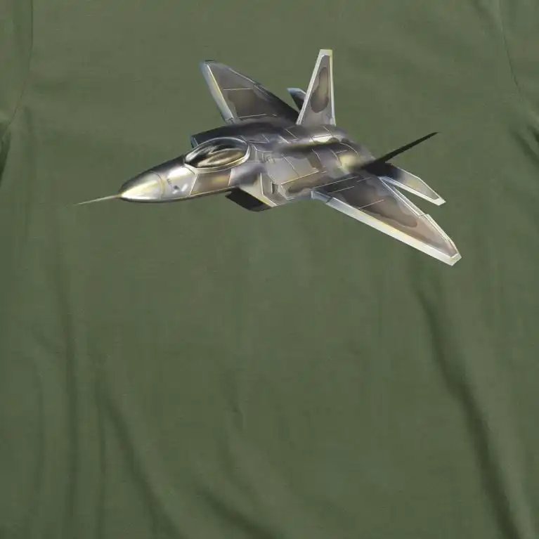 U.S. Air Force F-22 Raptor Fighter Jet T-Shirt