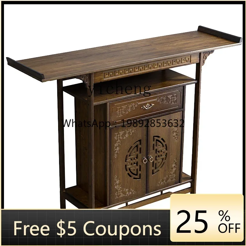 LYY household table cabinet living room Buddha table offering wall entrance table home accessories