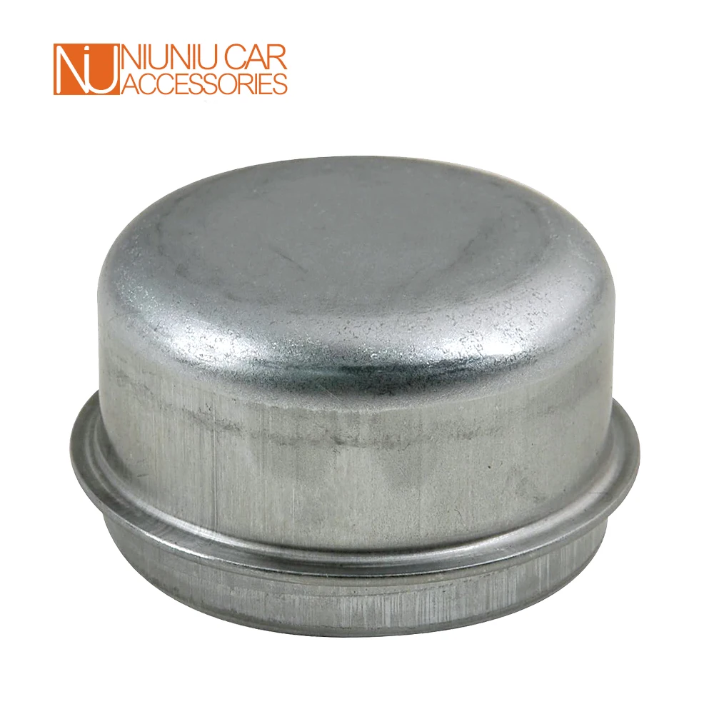 Substituição Metal Dust Cap, Cubo De Roda, Rolamento De Reboque, Tampa De Graxa, Caravana, Barco, RV, Peças, Acessórios, 50mm, 2Pcs