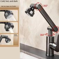 Stainless Steel Swivel Kitchen Faucet Anti Splash Sink Mixer Tap Hot Cold Water Bathroom Brushed Nickel Home