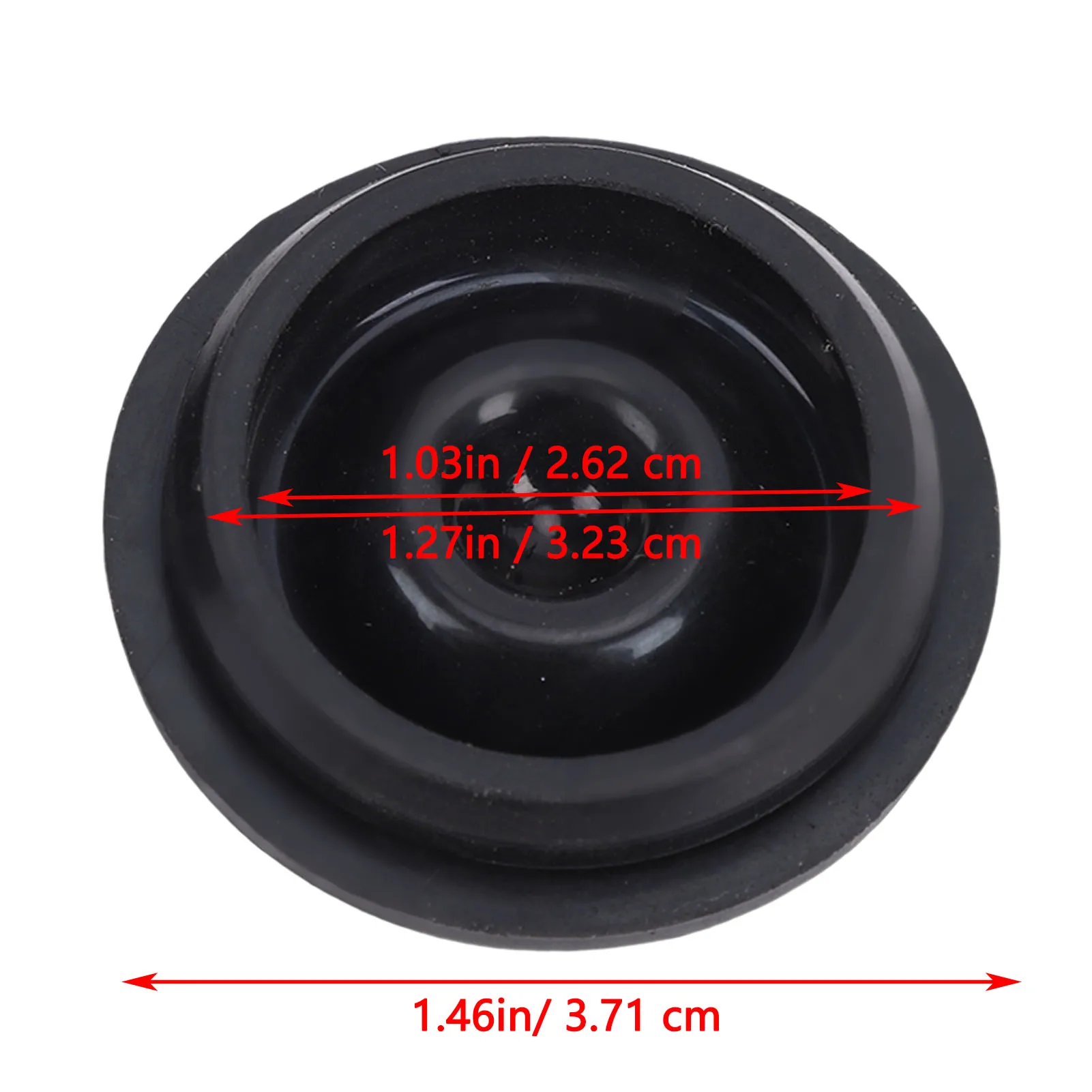 4PCS Trailer Hub Dust Caps Trailer Bearing Grease Cover Rubber Plugs for 2000-3500 Lbs Wheel RVs Cargo Trailers Travel Trailers