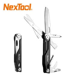 NexTool 12 In 1 edc Outdoor Portable Folding Pocket Knife Survival Kit Scissors Mini Multi Tool Keychain Repair Tools Can Opener