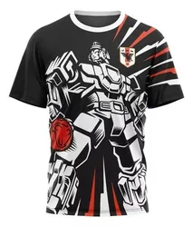 2024 Japan Hot Sports Anime 3D Printed Unisexual T-shirt Daily Sports Casual Short-sleeved Top Children's Safety Breathable Top