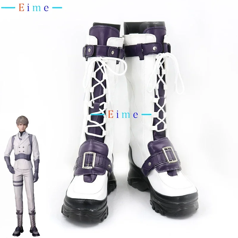 Love and Deepspace Xavier Cosplay Shoes Anime Accessories PU Leather Shoes Halloween Carnival Boots Cosplay Props Custom Made