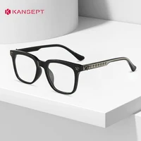 KANSEPT Gafas para Hombres Montura de Lectura para Mujeres Gafas de Diseñador Lentes de Luz Azul para Leer Monturas de Anteojos Lente de Anteojos para Hombres