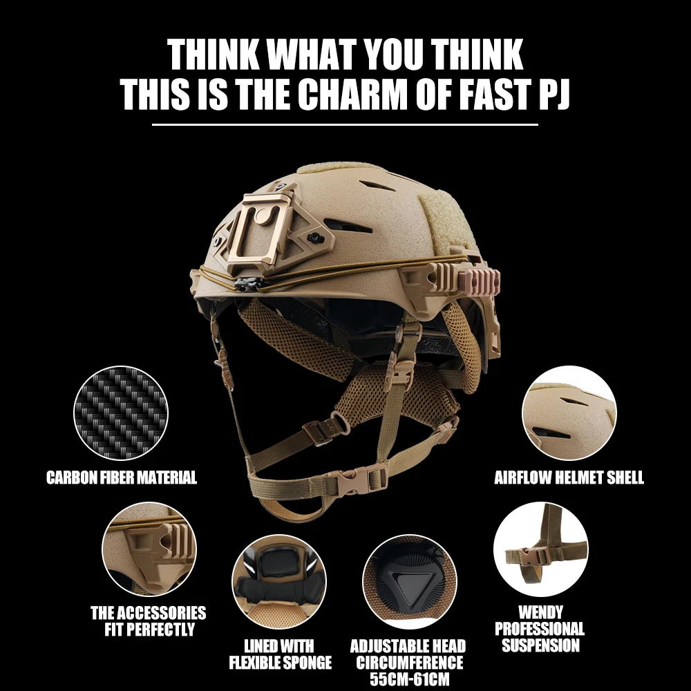 خوذة Wendy3.0 خفيفة الوزن من ألياف الكربون - بطانة ممتازة | التسلق/التدريب/الإنقاذ/الرياضات المتطرفة الحماية المدنية #4