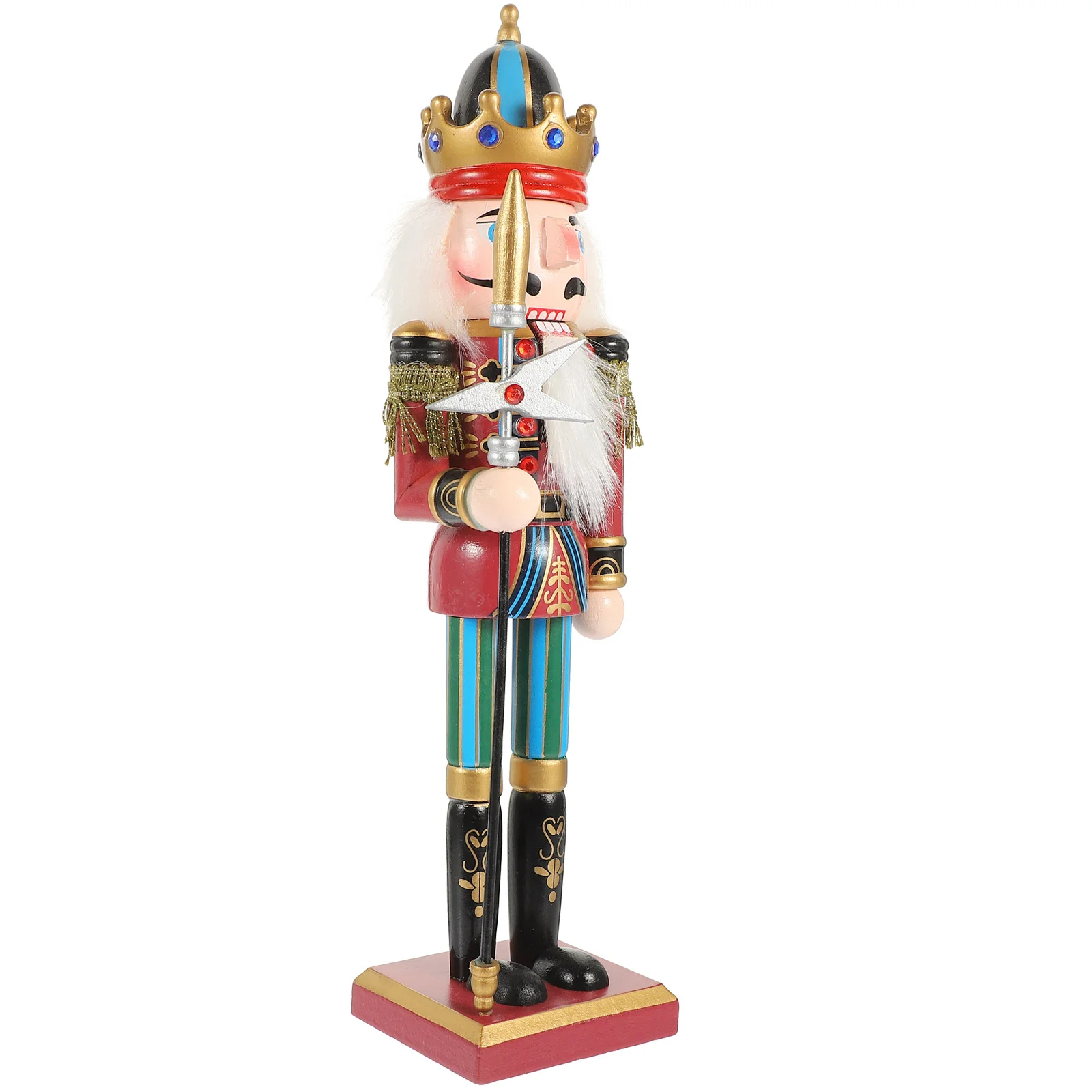 

Nutcracker Soldier Garland Figurine Gold Decor Outdoor Toys Kids Decorations Child