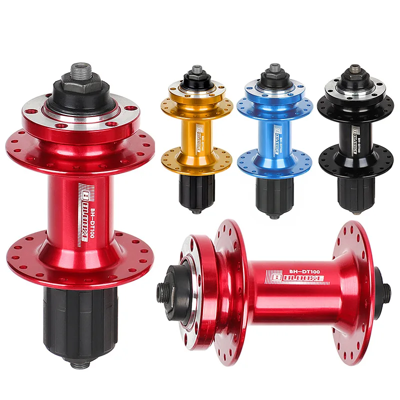 BLOOKE Mountain Bike Ball Hubs 7/8/9/10/11 Speed 32-36 Holes MTB Quick Release Six Spike Disc Brake Hubs Bicycle Accessories