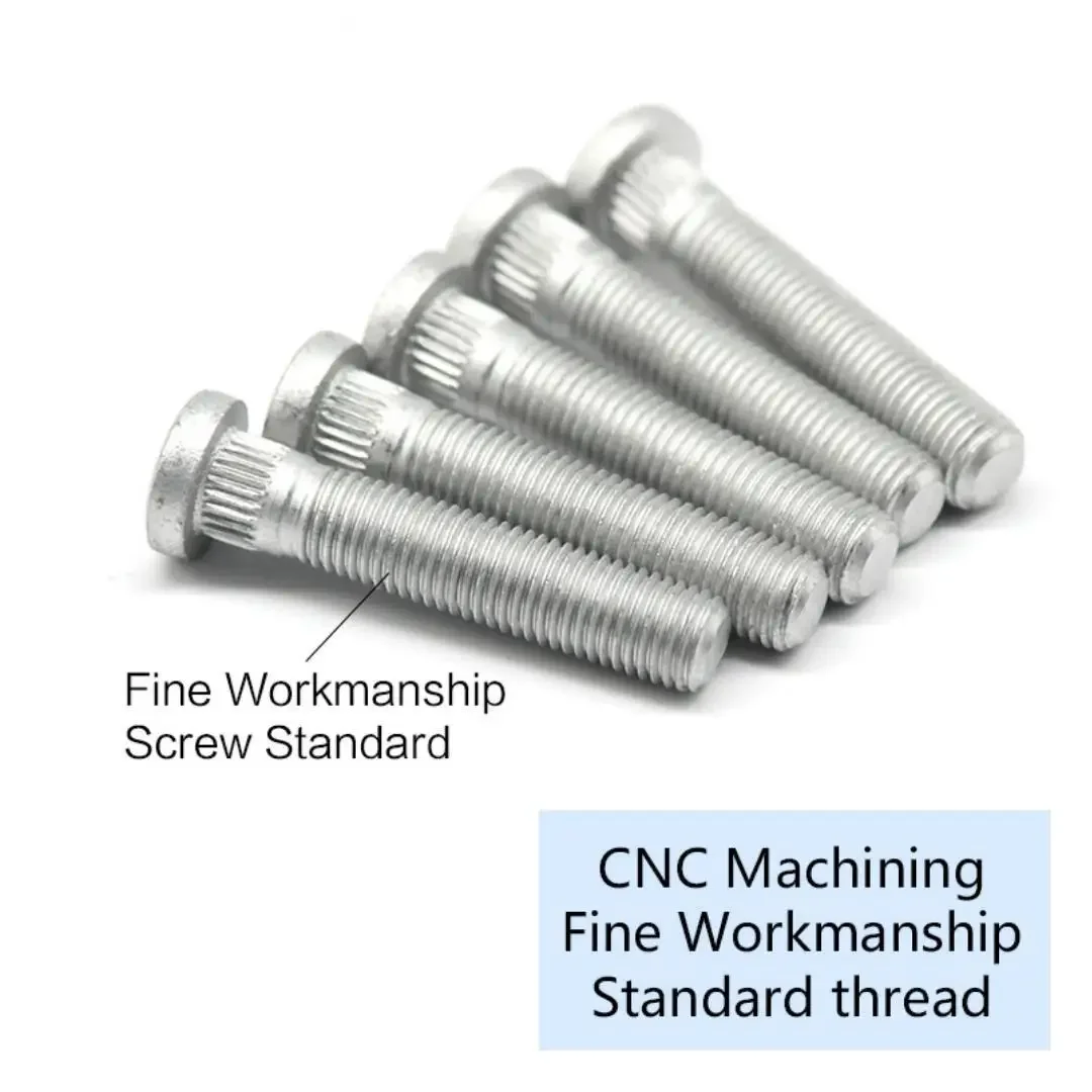 1pc Wheel Hub Spline Bolt Screw M12x1.25/M12x1.5 | Spline Diameter 13mm | Length 43/48/57/67mm