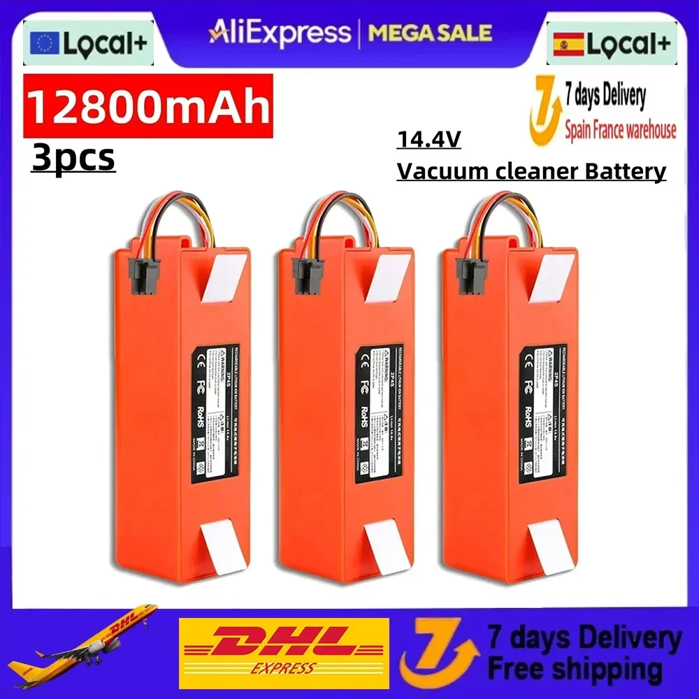 14,4 V Roborock S50 Akku BRR 2P4S 5200D Original-Akku für Xiaomi Robot Roborock S50 S51 S55 T60 Zubehör Ersatzteil