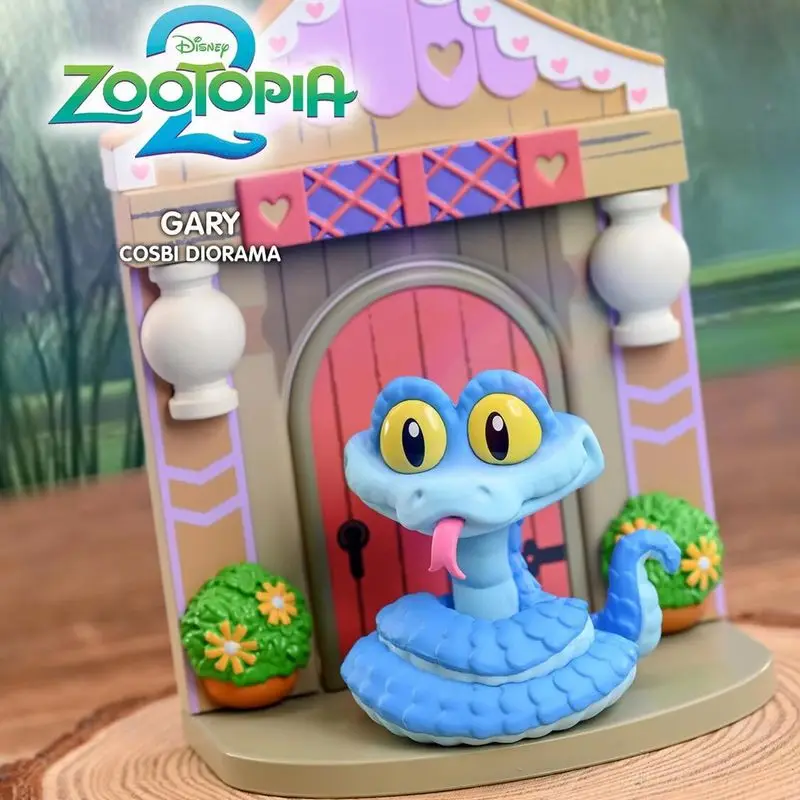 لطيف أنيمي Zootopia 2 المشهد صندوق أعمى جودي نيك أرقام نموذج دمى الكرتون المنزل سطح المكتب زخرفة العصرية اللعب صندوق غامض الهدايا #5