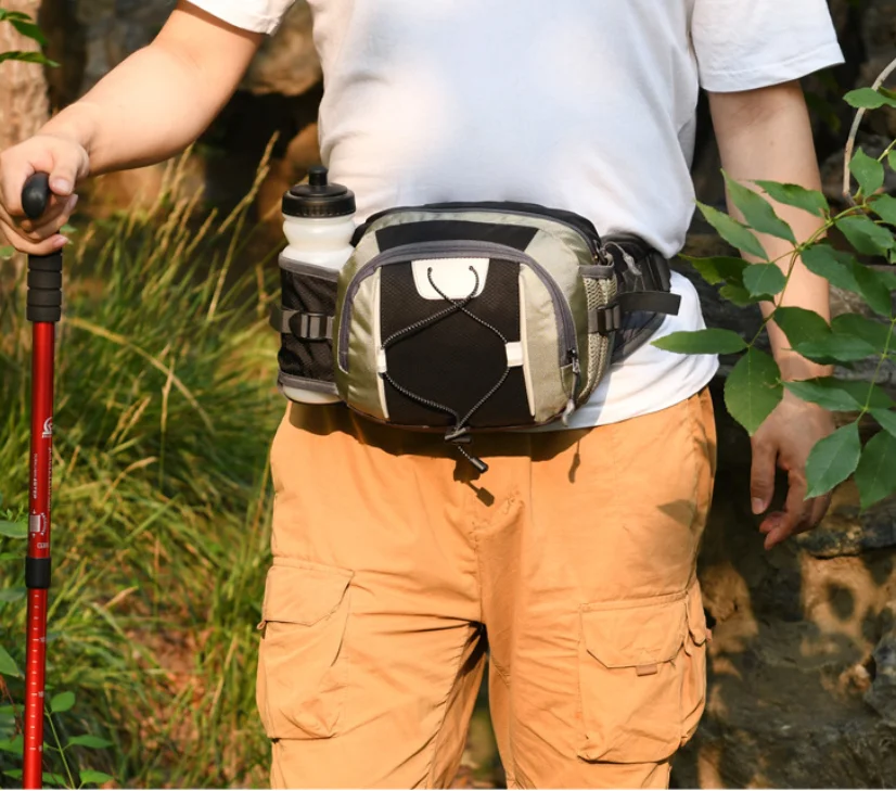 Large Capacity Camping Multifunctional waterproof Waist Bag Waterproof One Shoulder Crossbody bag Outdoor Sports Waistpack сумка