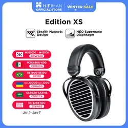 HIFIMAN Edition XS Full-Size Over-Ear Open-Back Planar Magnetic Hi-Fi Headphones with Stealth Magnets Design Adjustable Headband