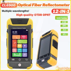 SM MM Pro OTDR 1310/1550nm 850/1300nm 1625/1650nm Optical Reflectometer 4.3' Touch OLS OPM VFL Event Map RJ45 Cable Tester