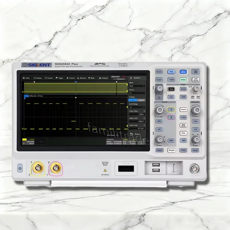 Siglent SDS2502X Plus 500MHz 2GSa/s 200Mpts Oscilloscope, 10-bit 10.1