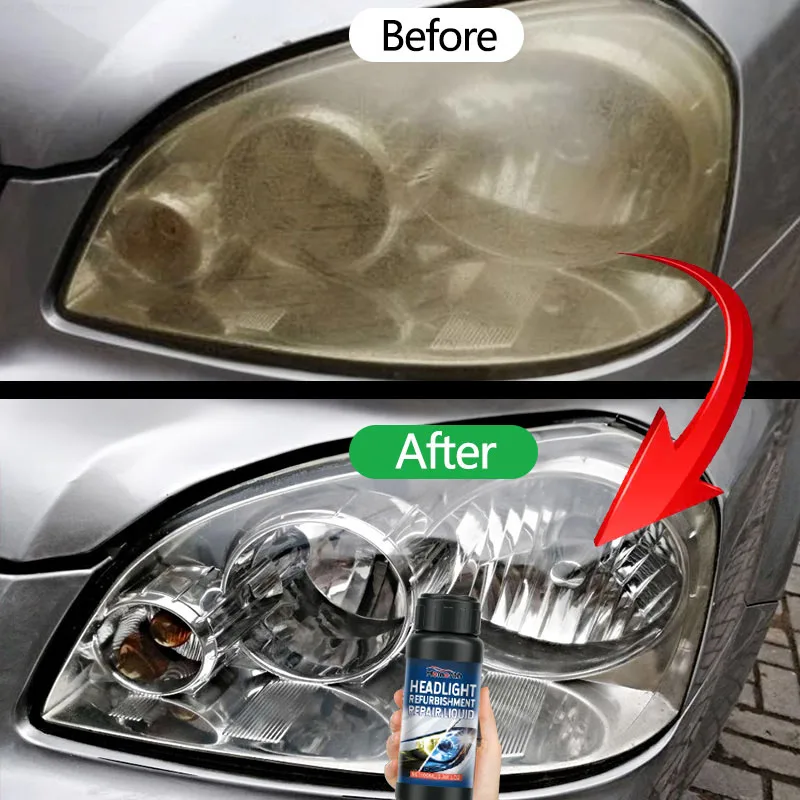 

100ml Car Headlight Restoration Polishing Kits Headlamp Scratch Remover Repair Cleaning Paste Remove Oxidation Polish Liquid