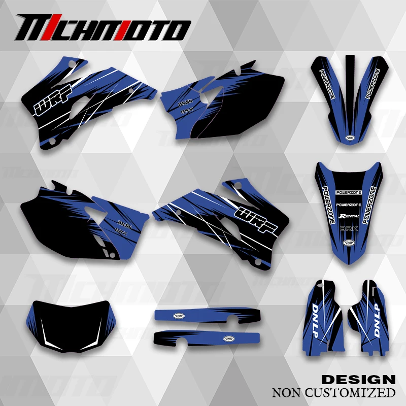 

MCHMFG New Style Graphics Decals Stickers Kit For YAMAHA WRF450 2007-2011 WRF WRF250 2007-2014