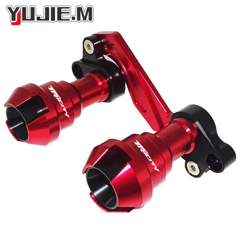 For Tricity 155 tricity155 accessories Front Fork Wheel Fall Muffler Pipe Frame Protection Frame Slider Anti Crash Protec