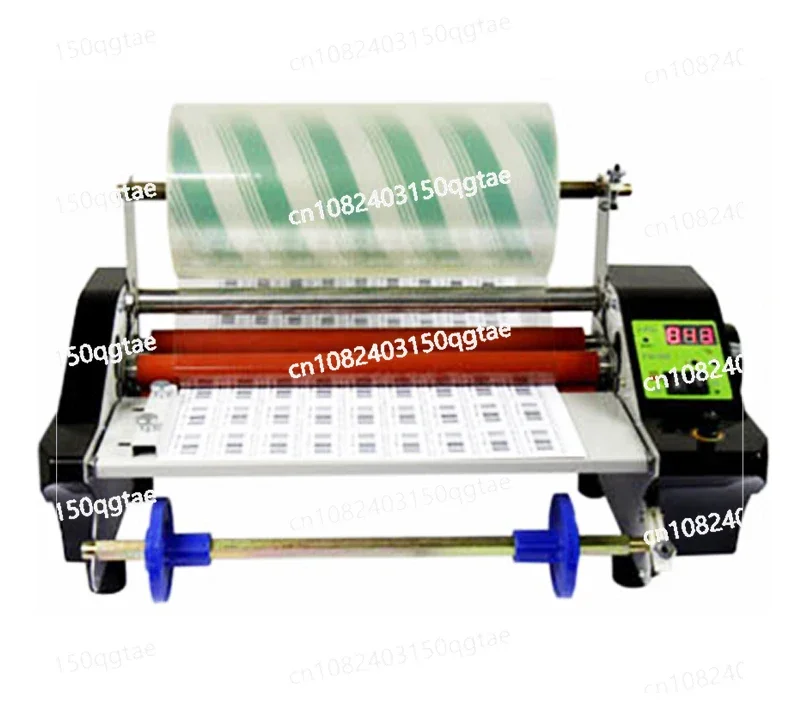 Photo Laminating Machine Electric Laminator Self-adhesive Crystal Label Hot&Cold Lamination Paper Book Laminating Machine