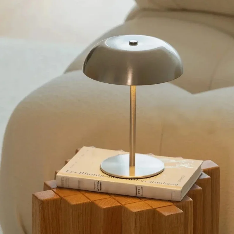 Cordless Touch Dimmable LED Table Lamp 3 Color Modes Rechargeable Portable Bedside Lamp for Home Office Gift