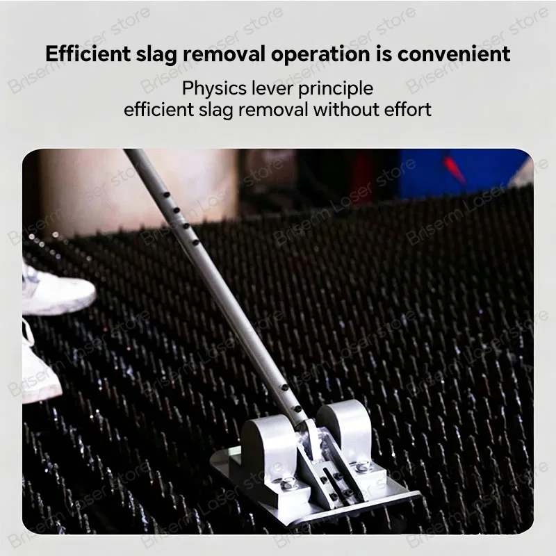 Laser Grate Slag Remover Tooth Blade Slag Cleaner Industrial Slag Removal Device Cutting Bed Rack Cleaning Tool