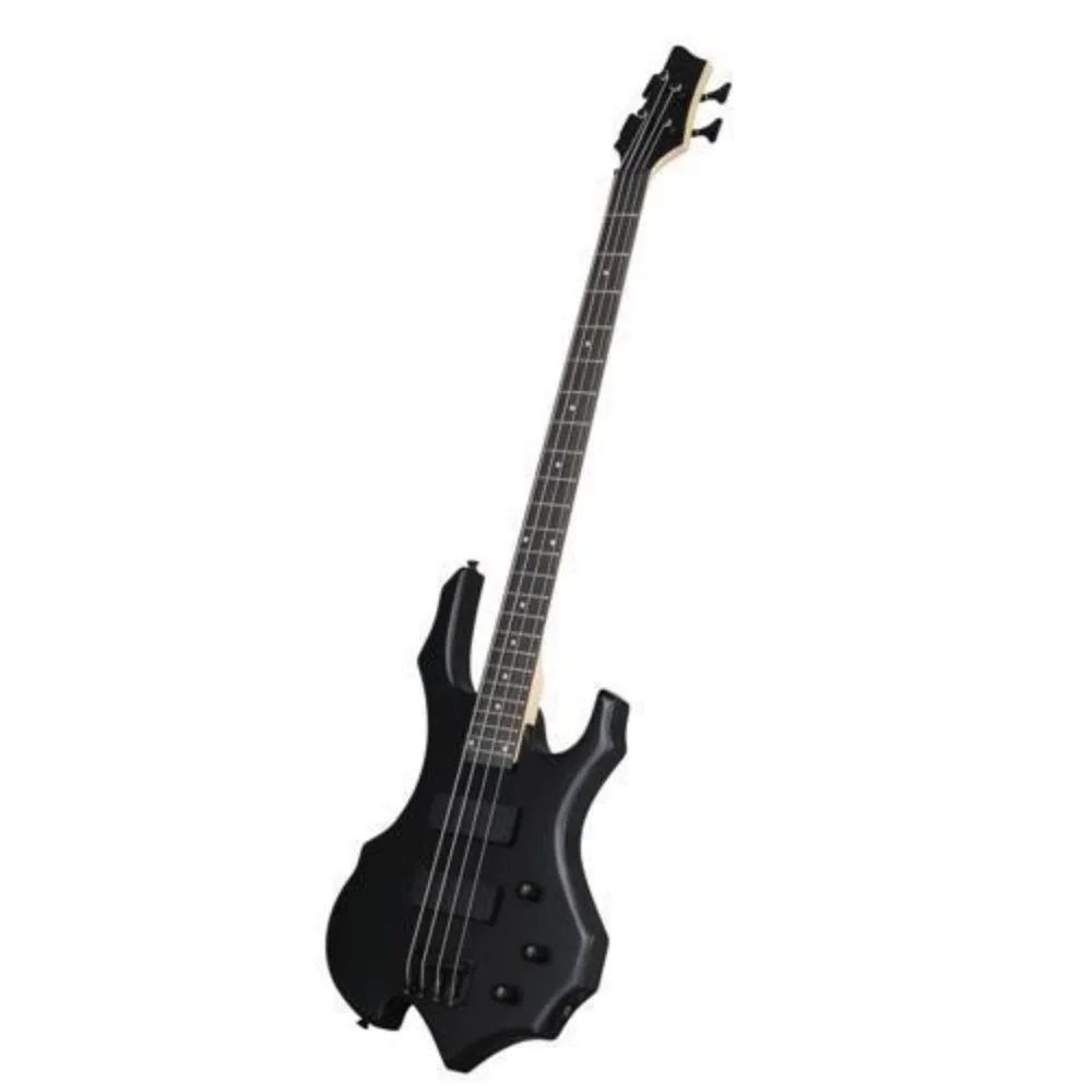 

44Inch Matt Electric Bass Guitar Right Handed Rosswood Flame Shaped