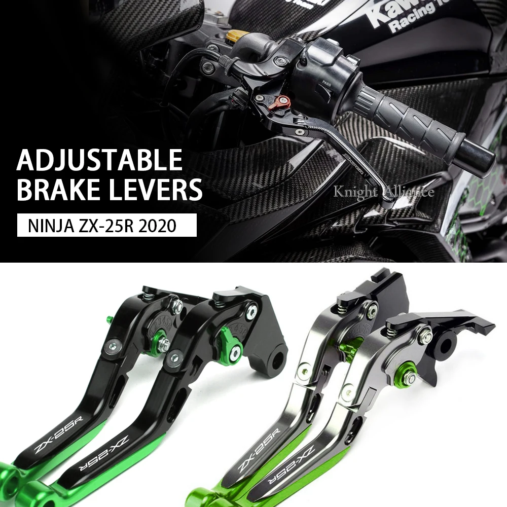 For Kawasaki NINJA ZX-25R ZX 25R ZX25R 2020 Motorcycle Adjustable Folding Extendable Brake Clutch Levers