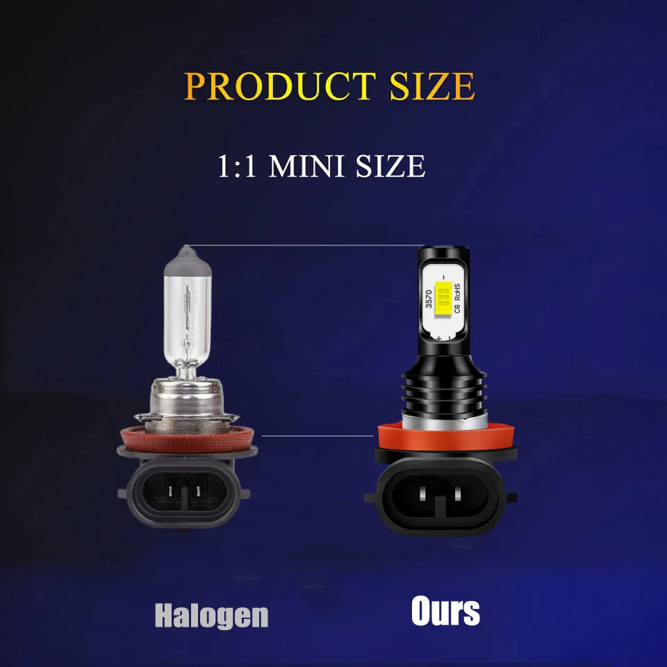 2x High Beam Headlight LED Bulbs Reduced Glare for Long Night Riding For Arctic Cat Bearcat Z1 XT 2009 2010 2011 2012 2013 2014