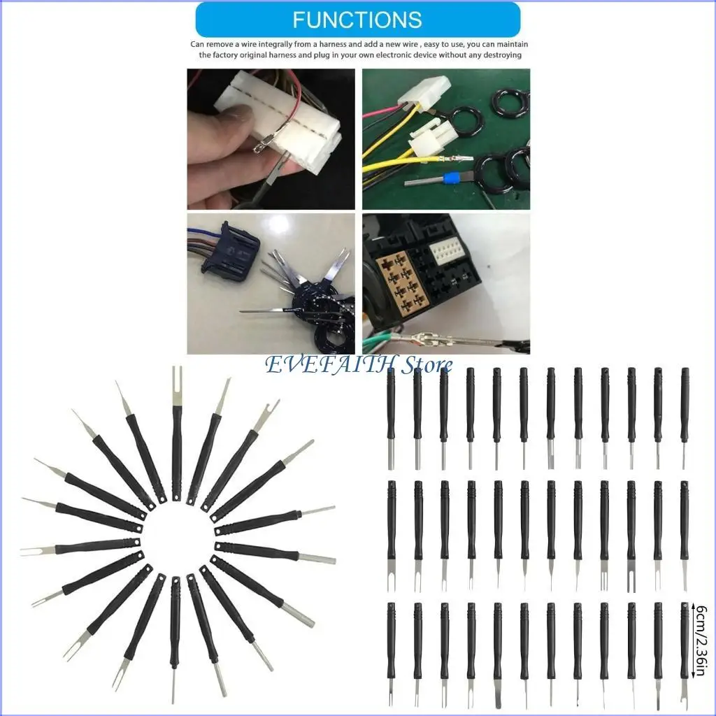 

124B Electrical Terminal Removal Auto Wire Connector Pin Extractor Release Puller Suitable for Various Household Devices