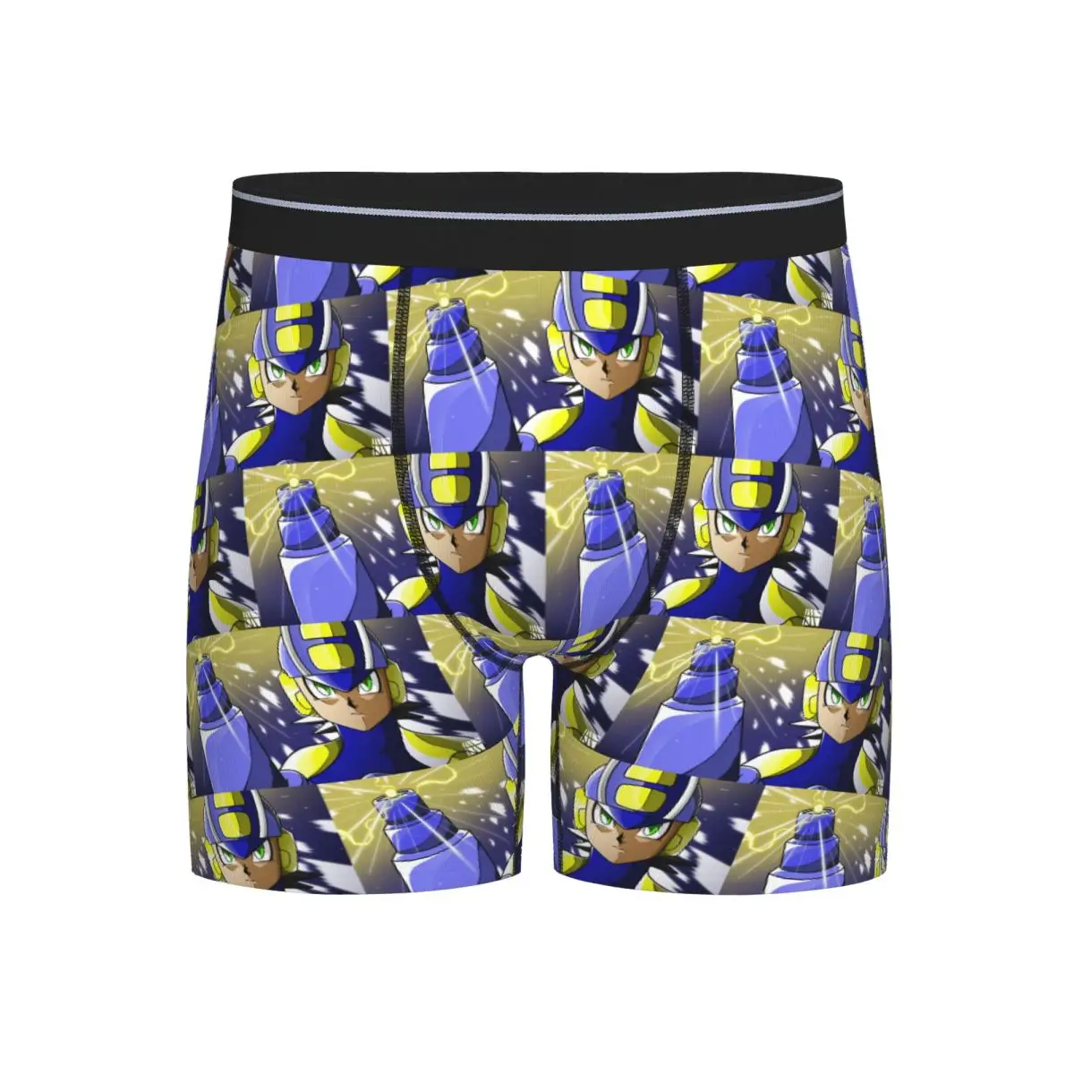 

Длинные трусы-боксеры, шорты Megaman, видеоигры, Mega Man, мужские трусы, мужское дышащее нижнее белье для Homme, мужские подарки бойфренду