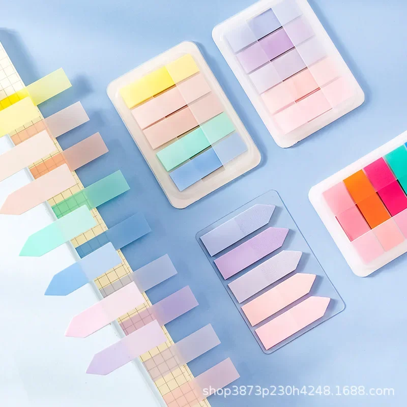 Reading Sticky Notes with Scrapes Stickers Sticky Simple and High-value Note Paper for Student Office Stationery Indication Mark